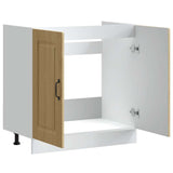 Sink Base Cabinet Kalmar Sonoma Oak 80x46x81.5 cm Engineered Wood 853450