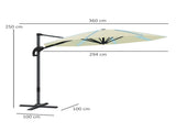 Half Umbrella Outdoor Patio 27182857