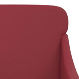 Bench Wine Red 110x76x80 cm Faux Leather 351434