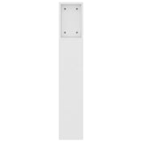 Headboard Cabinet White 160x18.5x104.5 cm 811934