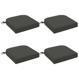 4-Piece Seat Cushions SOEST 4 pcs 100% Polyester Anthracite 945248