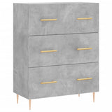 Highboard Concrete Grey 69.5x34x180 cm Engineered Wood 3189369