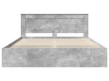 Bed Frame with Headboard Concerte 160 x 200 cm Solid Pine Wood 3410067