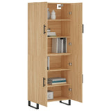 Highboard Sonoma Oak 69,5x34x180 cm Engineered Wood 3195702