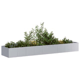 Planter 360x80x40 cm Galvanised Steel 860771
