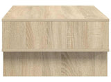 Coffee Table Sonoma Oak 80 x 46 x 35 cm Engineered Wood 8000222