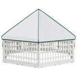 6 Panel Dog Playpen White 179 x 151 x 114 cm Plastic 42027224
