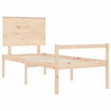 Senior Bed without Mattress 100x200 cm Solid Wood 3195471