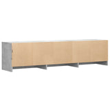 TV Cabinet with LED with LED Concrete Grey 165 x 34 x 40 cm 3418713