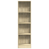 Bookcase Sonoma Oak 40x24x143 cm Engineered Wood 857785