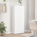 ZNTS File Cabinet White 60x32x153 cm Engineered Wood 3276644