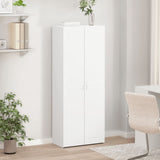 ZNTS File Cabinet White 60x32x153 cm Engineered Wood 3276644