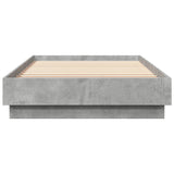 Bed Frame without Mattress Concrete Grey 90x200 cm 839605