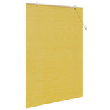 Roller Blind Yellow 150 x 220 cm Bamboo 42006877