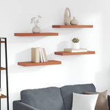 Wall Shelf 4 pcs Red 60 x 23 x 4 cm Engineered Wood 42019928
