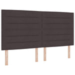 ZNTS Bed Frame Dark Brown 180x200 cm Fabric 3344672