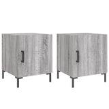 Bedside Cabinets 2 pcs Grey Sonoma 40x40x50 cm Engineered Wood 827577