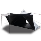 Family Tent Tipi 8-Person White Blackout Fabric Waterproof 4009448