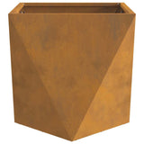 Planter Rusty 40 x 40 x 40 cm Weathering Steel 883834
