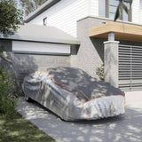 Car Cover for Sedan Hail Protection Full L Grey and Silver 4008945