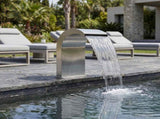Pool Waterfall with LED Stainless Steel 304 45 x 32 x 65 cm 42040589