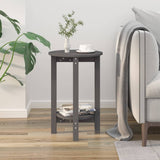 Coffee Table Grey 40x60 cm Solid Wood Pine 822359
