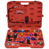 28 Piece Cooling System & Radiator Cap Pressure Tester 210534