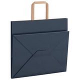 Paper Bags 250 pcs with Handles Blue 32x22x28 cm 4101932