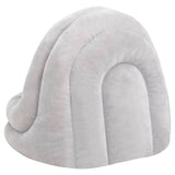 Cat Bed 50x50x45 cm Grey and Cream 171398