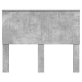 Headboard with Headboard Concrete Grey 120 cm Engineered wood 887784
