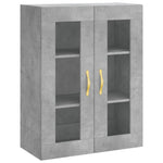 Highboard Concrete Grey 69.5x34x180 cm Engineered Wood 3198453