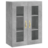 Highboard Concrete Grey 69.5x34x180 cm Engineered Wood 3198453