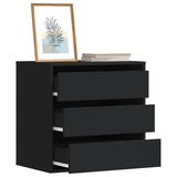 Corner Chest of Drawers Black 60x41x58 cm Engineered Wood 852844