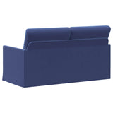 2 Seater Sofa Police Blue 150 x 81 x 82 cm Velvet 42041099