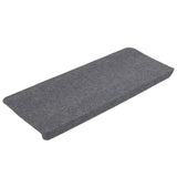 Stair Mats Self-adhesive 30 pcs Grey 65x24.5x3.5 cm 3365913
