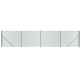 Wire Mesh Fence with Spike Anchors Green 2x10 m 154102