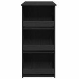 Bar Table with Storage Rack Black Oak 102x50x103.5 cm 862079