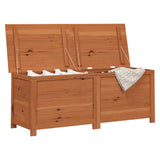 Outdoor Cushion Box Brown 150x50x56 cm Solid Wood Fir 152173
