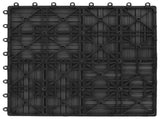 Decking Tile 22 pcs Grey 30 x 30 cm WPC 3444838