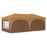 Pop-up Party Tent 575 x 288 x 245 cm Beige Oxford Fabric 42019903