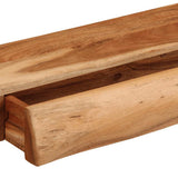 Wall Shelves 2 pcs 60x17x8 cm Solid Wood Acacia 373630