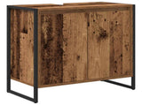 Bathroom Furniture Set with Drawer Old Wood Engineered Wood 3403056