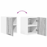 Hanging Cabinet 2 pcs Grey Sonoma and White 30 x 31 x 40 cm 884125