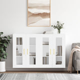 Wall Mounted Cabinets 2 pcs White Engineered Wood 3197929
