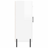 Sideboard High Gloss White 69.5x34x90 cm Engineered Wood 828054