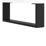 ZNTS Coffee Table High Gloss White 100x50x45 cm Engineered Wood 830838
