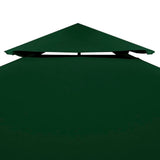 Gazebo Cover Canopy Replacement 310 g / m Green 3 x 3 m 40876