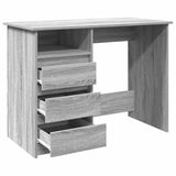 Desk Grey Sonoma 102x50x75 cm Engineered Wood 860468