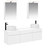 Bathroom Cabinet Set 5 pcs White 50 x 14.5 x 70 cm 3406631