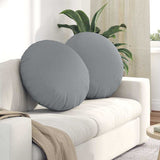 Seat Cushions 2 pcs Light Grey 80 x 29 cm Fabric 42014231